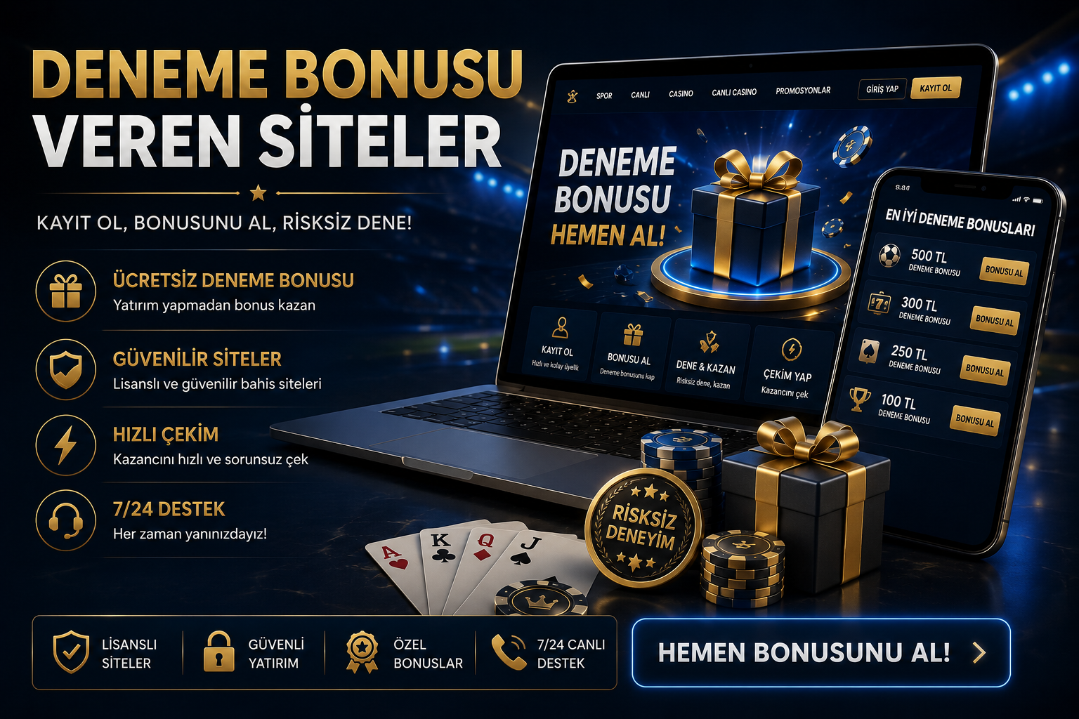Deneme Bonusu Veren Casino Siteleri 2026
